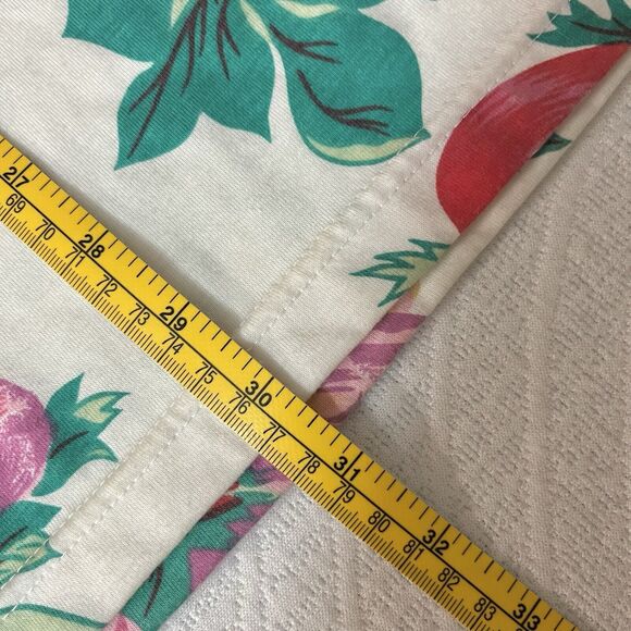 VTG 90s Island Time T Shirt Women Size M Green Bright Colorful Hawaii Beach Tee - Picture 6 of 6